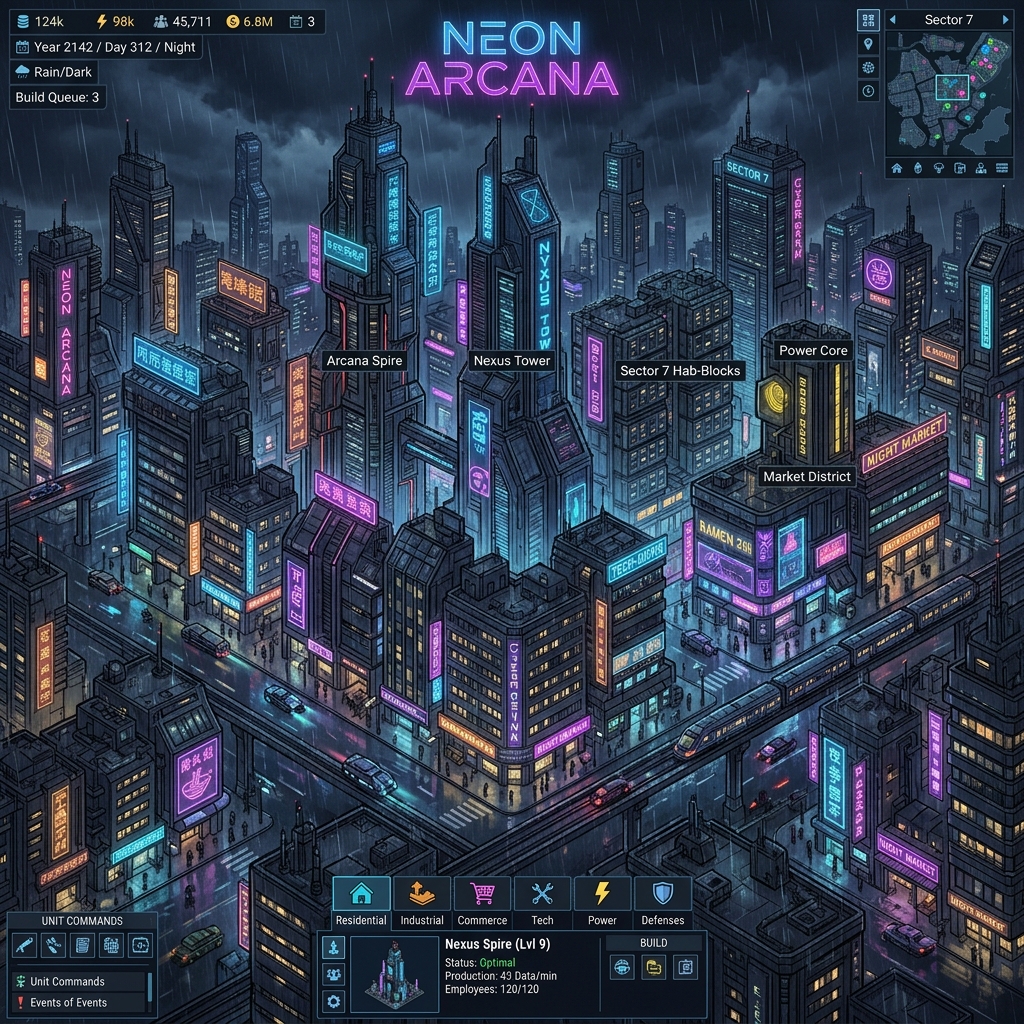 Neon Nexus concept